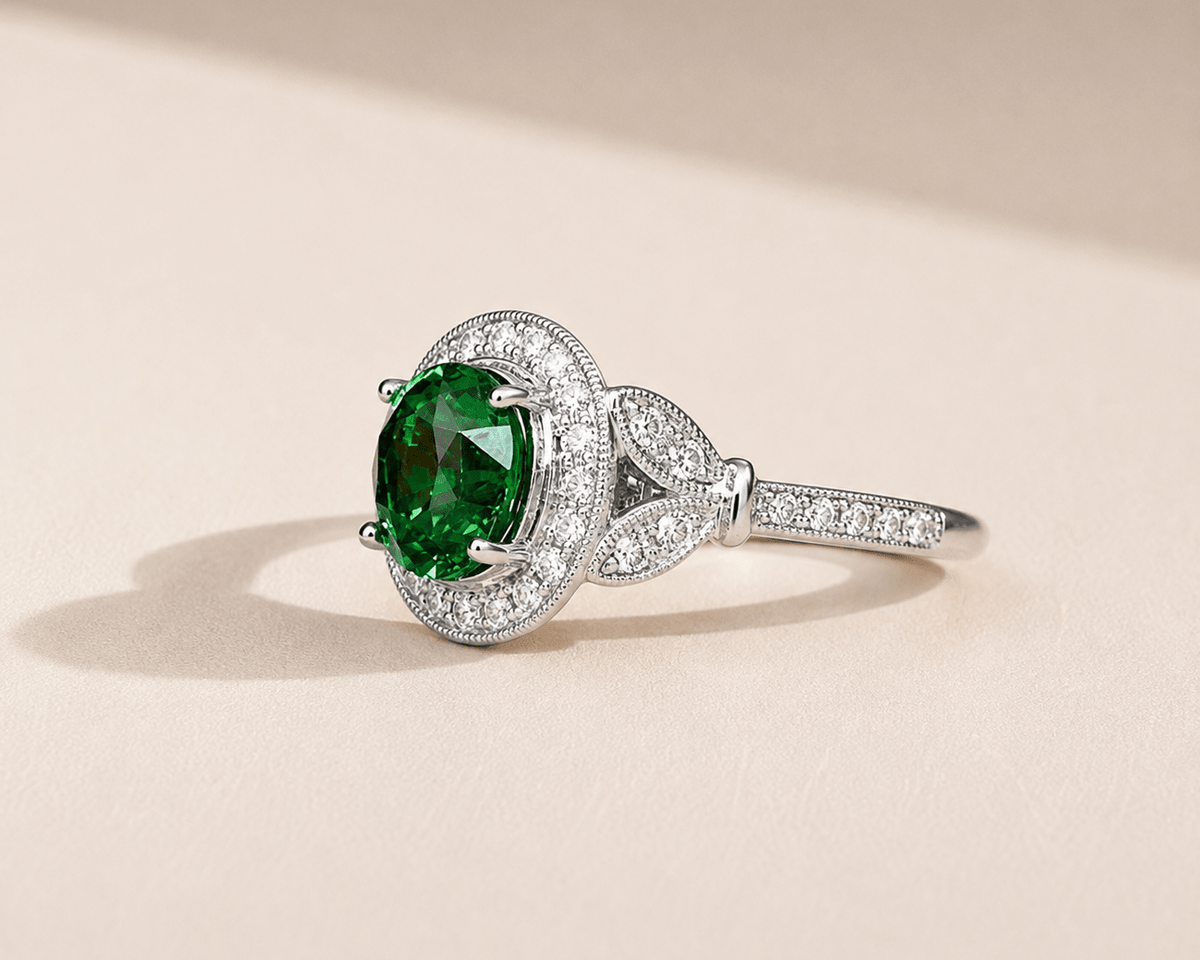 Tsavorite Garnet Vintage Ring - Ramzi & Co.®
