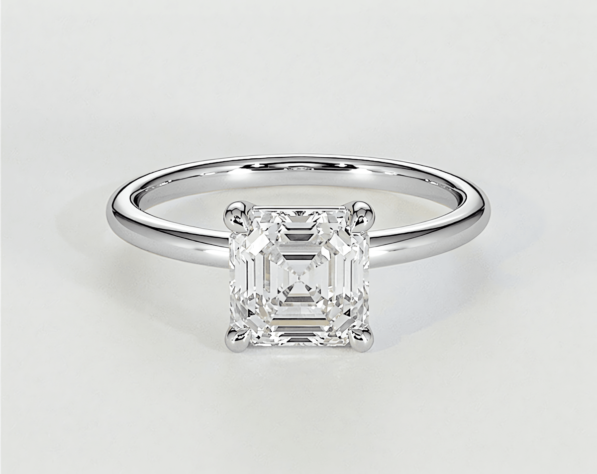 Vanessa - Asscher - Engagement Rings - Ramzi & Co.®