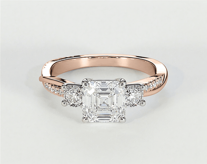 Veronica - Asscher - Engagement Rings - Ramzi & Co.®
