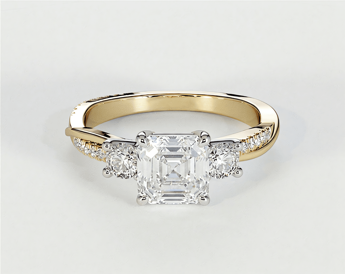 Veronica - Asscher - Engagement Rings - Ramzi & Co.®