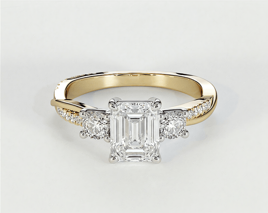 Veronica - Emerald - Engagement Rings - Ramzi & Co.®