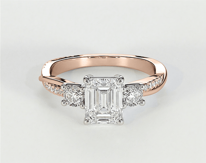 Veronica - Emerald - Engagement Rings - Ramzi & Co.®