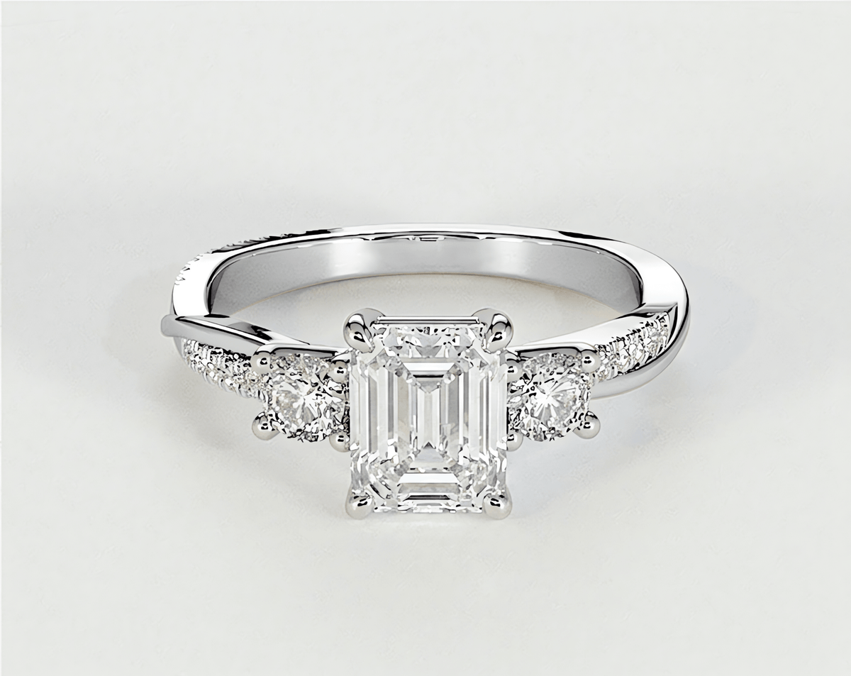 Veronica - Emerald - Engagement Rings - Ramzi & Co.®