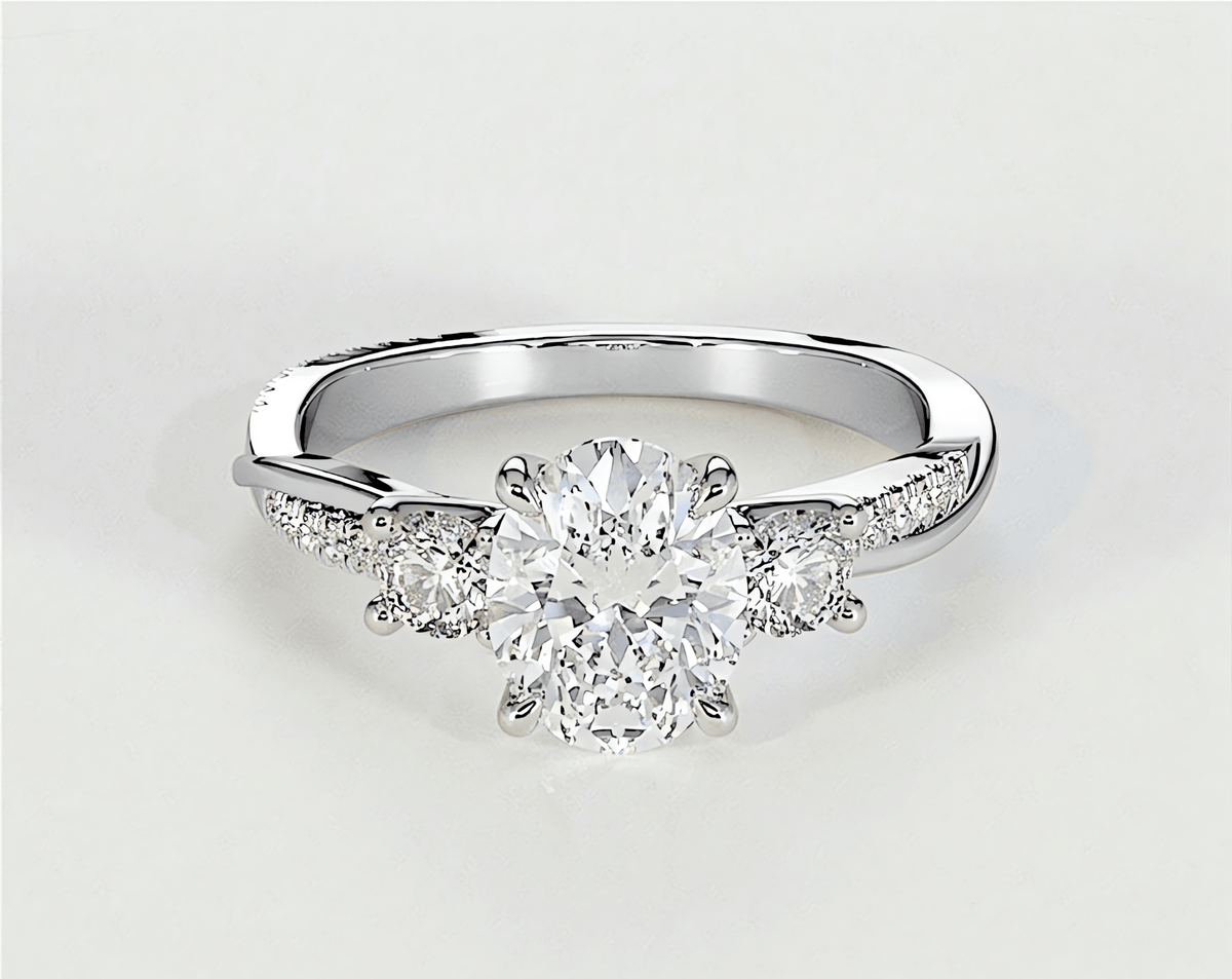 Veronica - Oval - Engagement Rings - Ramzi & Co.®