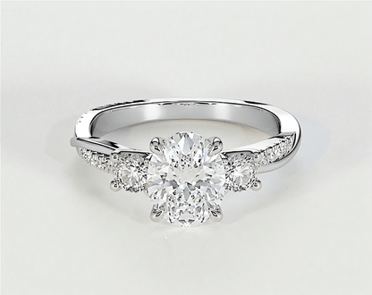 Veronica - Oval - Engagement Rings - Ramzi & Co.®