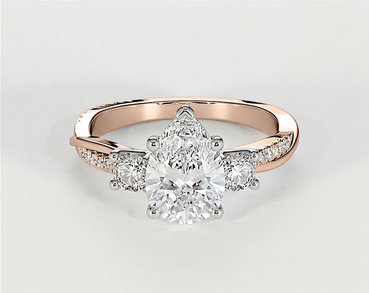 Veronica - Pear - Engagement Rings - Ramzi & Co.®