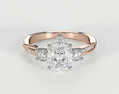 Veronica - Pear - Engagement Rings - Ramzi & Co.®