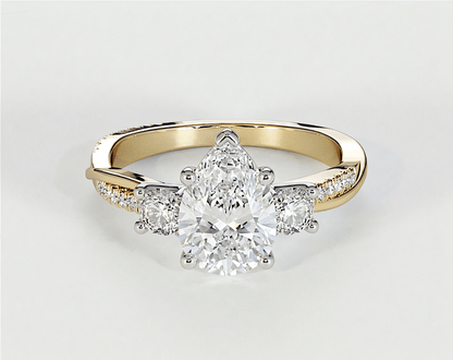 Veronica - Pear - Engagement Rings - Ramzi & Co.®