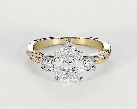 Veronica - Pear - Engagement Rings - Ramzi & Co.®