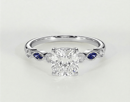 Violet - Cushion - Engagement Rings - Ramzi & Co.®