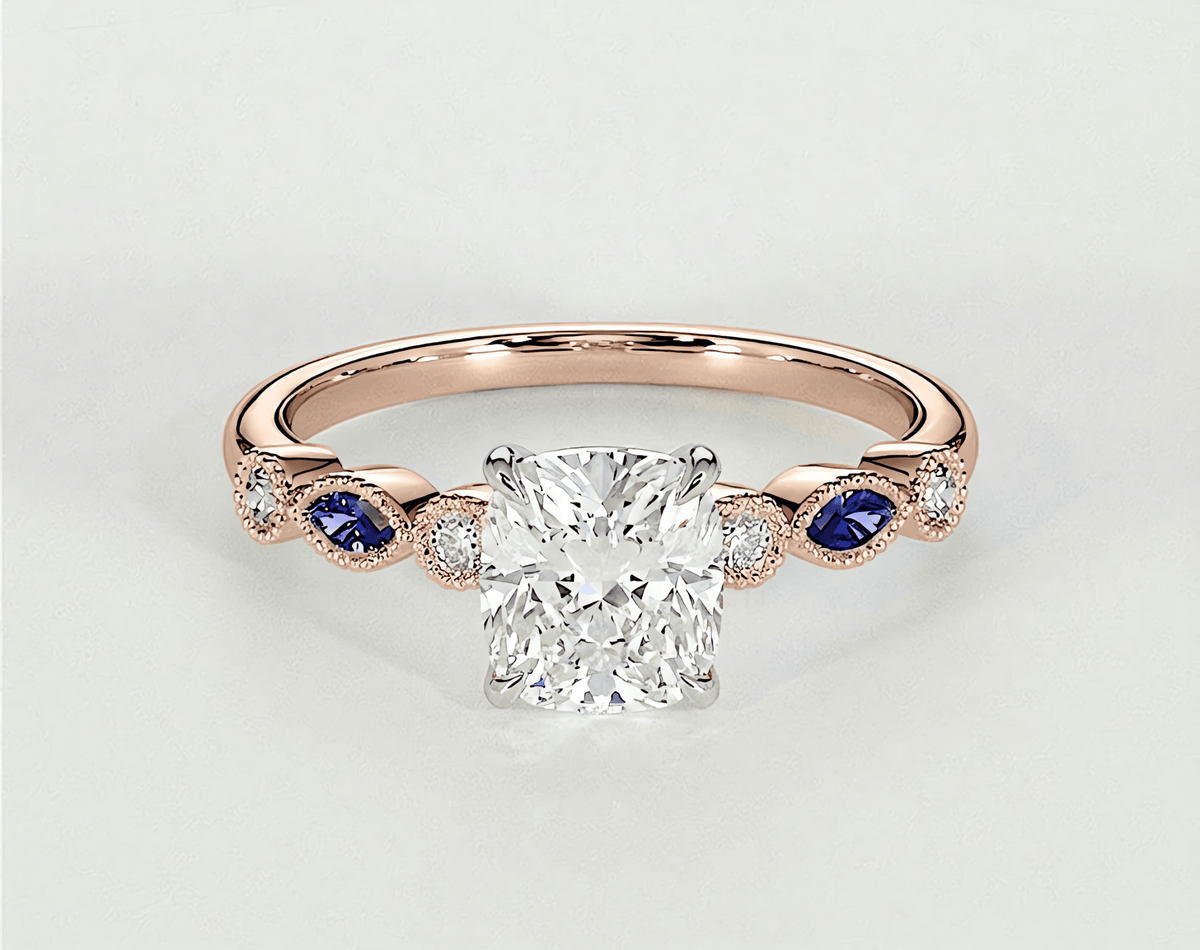 Violet - Cushion - Engagement Rings - Ramzi & Co.®
