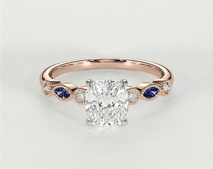 Violet - Cushion - Engagement Rings - Ramzi & Co.®