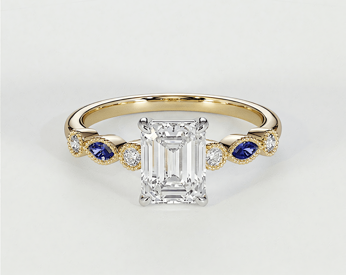 Violet - Emerald - Engagement Rings - Ramzi & Co.®
