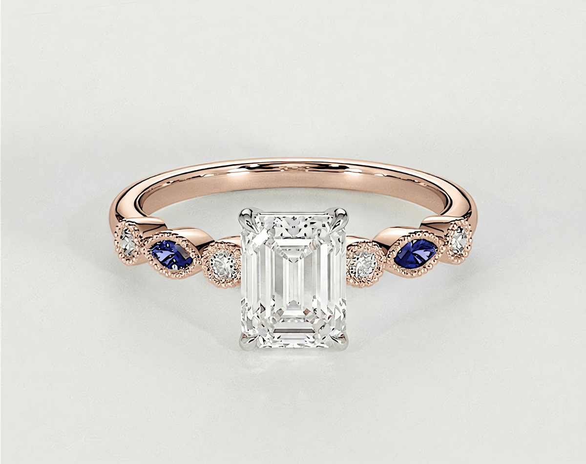 Violet - Emerald - Engagement Rings - Ramzi & Co.®