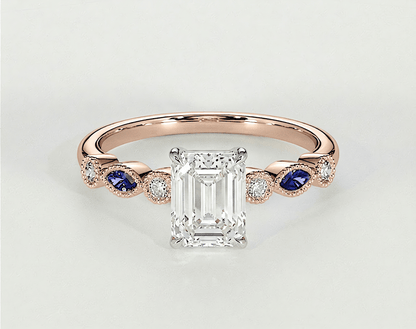 Violet - Emerald - Engagement Rings - Ramzi & Co.®