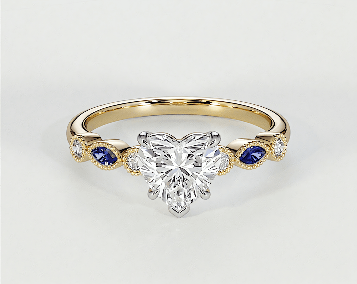 Violet - Heart - Engagement Rings - Ramzi & Co.®
