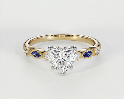 Violet - Heart - Engagement Rings - Ramzi & Co.®