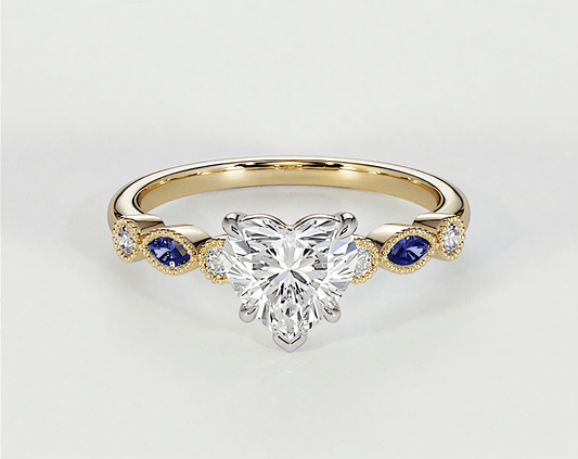 Violet - Heart - Engagement Rings - Ramzi & Co.®