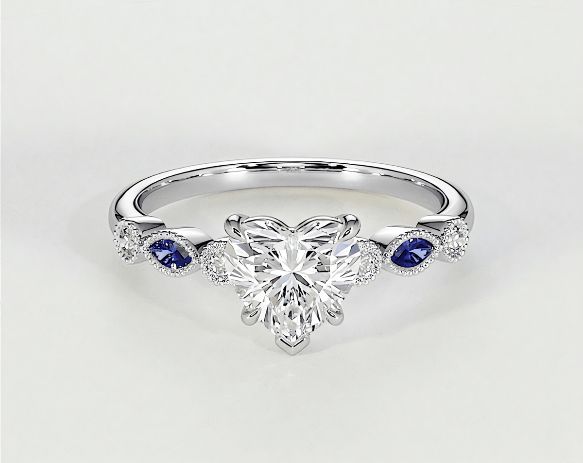 Violet - Heart - Engagement Rings - Ramzi & Co.®