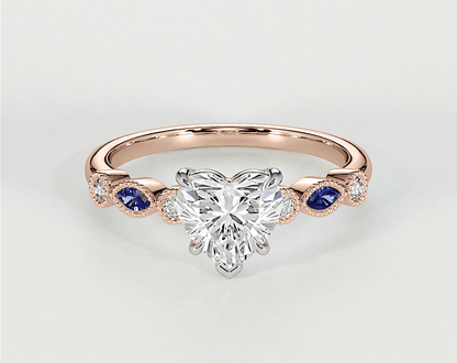 Violet - Heart - Engagement Rings - Ramzi & Co.®