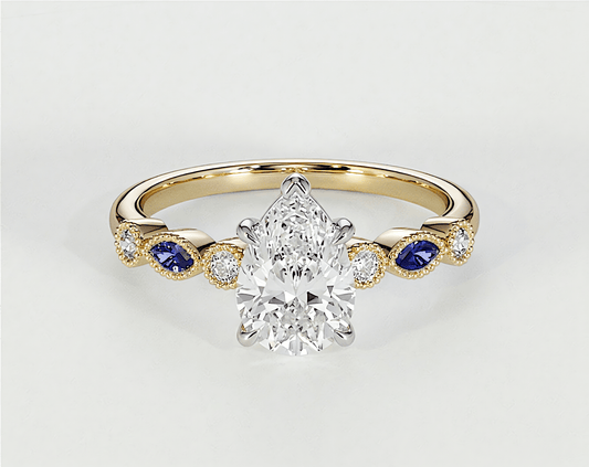 Violet - Pear - Engagement Rings - Ramzi & Co.®