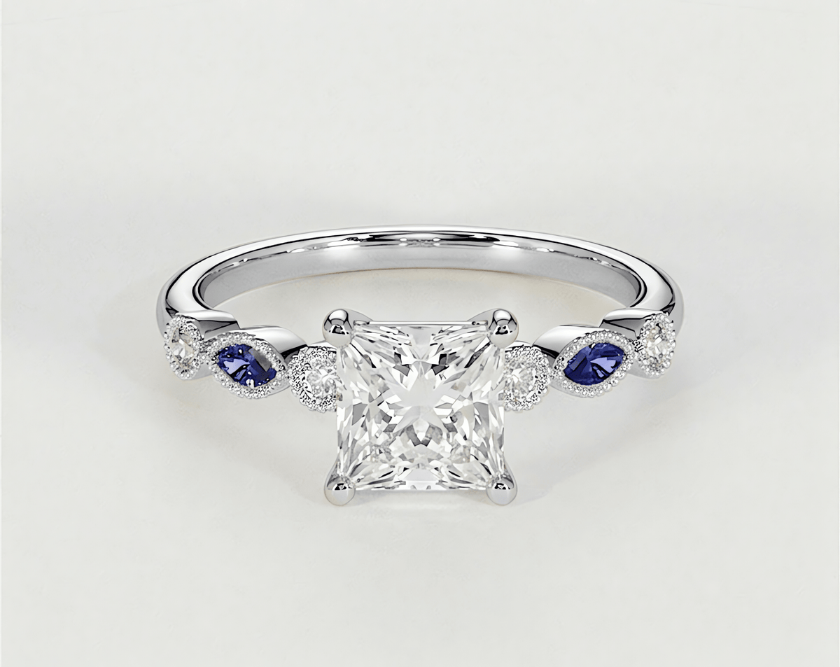 Violet - Princess - Engagement Rings - Ramzi & Co.®