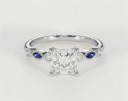 Violet - Princess - Engagement Rings - Ramzi & Co.®