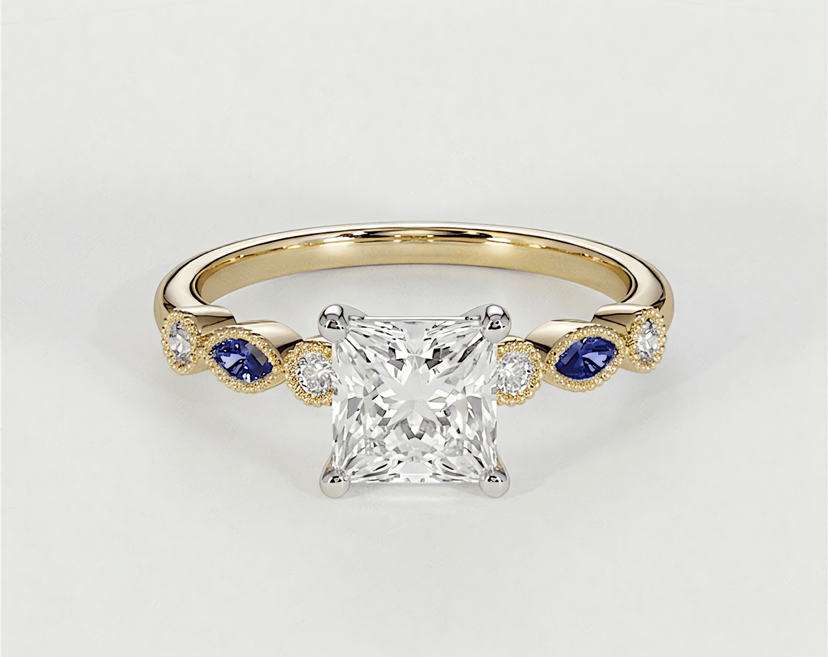 Violet - Princess - Engagement Rings - Ramzi & Co.®