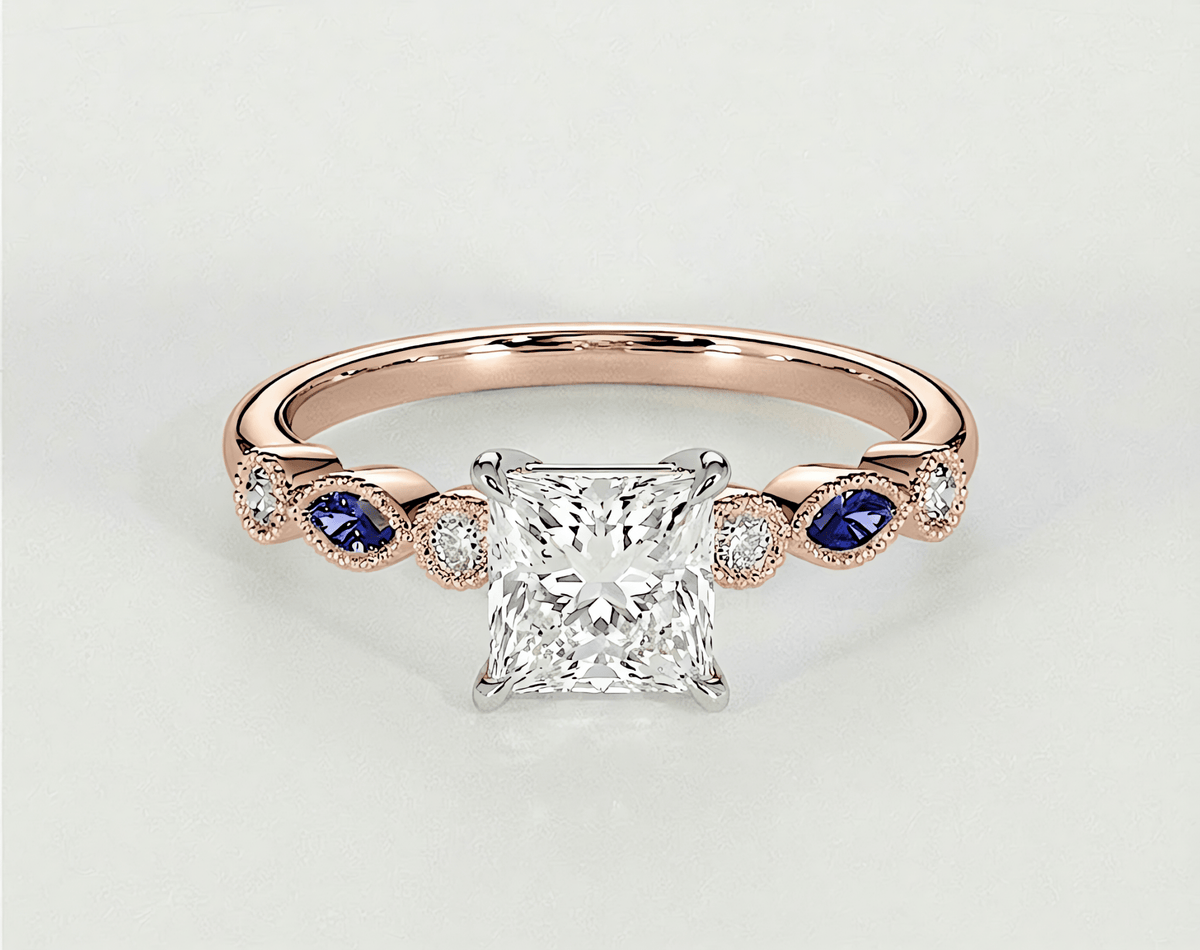 Violet - Princess - Engagement Rings - Ramzi & Co.®