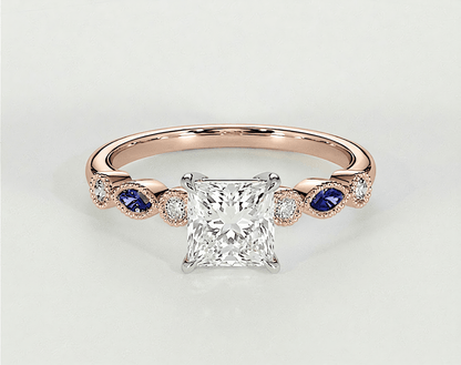 Violet - Princess - Engagement Rings - Ramzi & Co.®