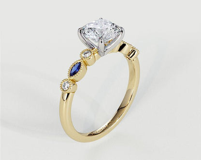 Violet - Radiant - Engagement Rings - Ramzi & Co.®