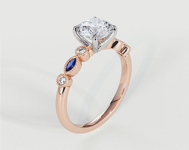 Violet - Radiant - Engagement Rings - Ramzi & Co.®
