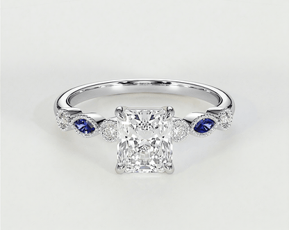 Violet - Radiant - Engagement Rings - Ramzi & Co.®