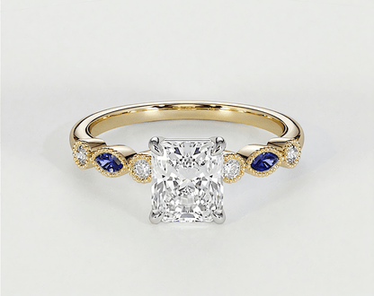 Violet - Radiant - Engagement Rings - Ramzi & Co.®