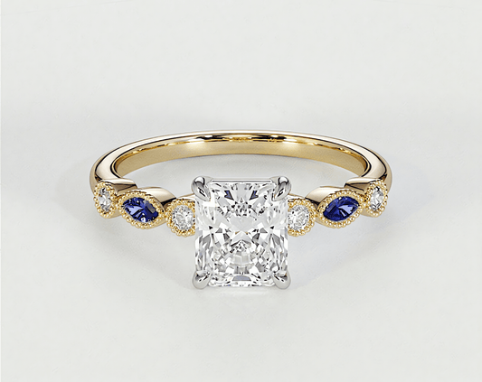 Violet - Radiant - Engagement Rings - Ramzi & Co.®