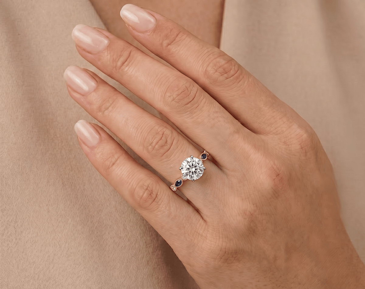 Violet - Radiant - Engagement Rings - Ramzi & Co.®