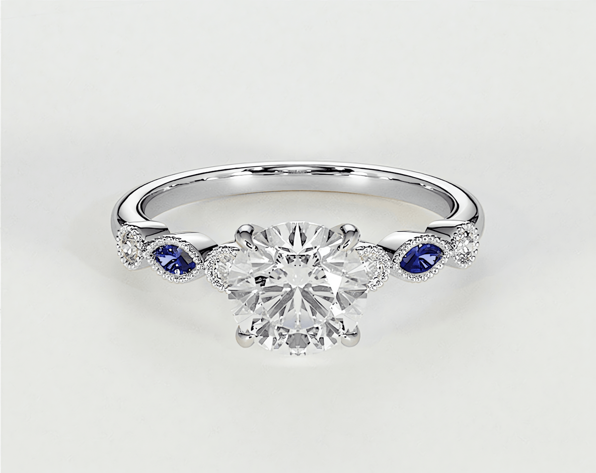 Violet - Round - Engagement Rings - Ramzi & Co.®