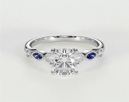 Violet - Round - Engagement Rings - Ramzi & Co.®