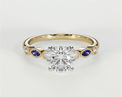 Violet - Round - Engagement Rings - Ramzi & Co.®