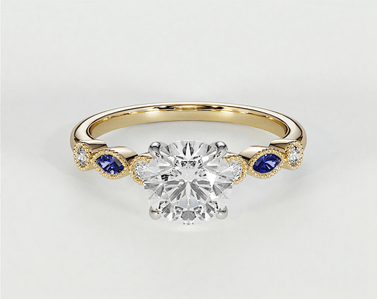 Violet - Round - Engagement Rings - Ramzi & Co.®