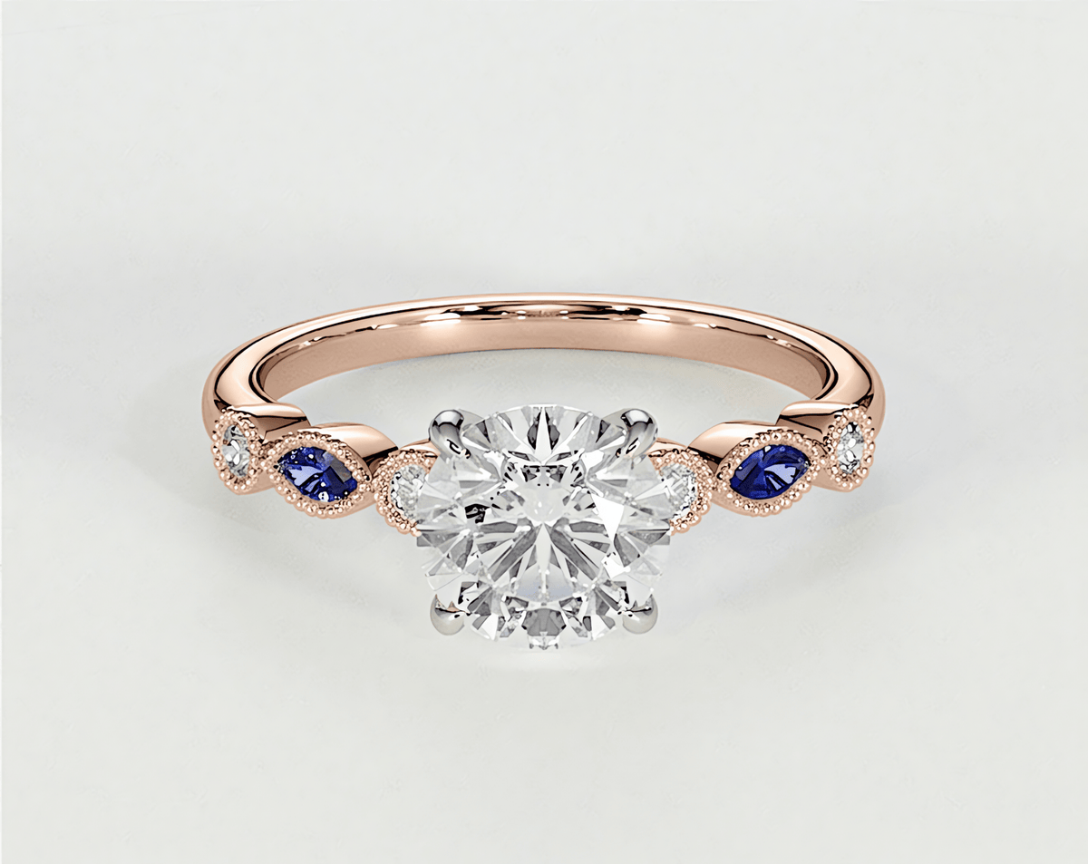 Violet - Round - Engagement Rings - Ramzi & Co.®