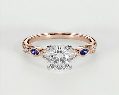 Violet - Round - Engagement Rings - Ramzi & Co.®