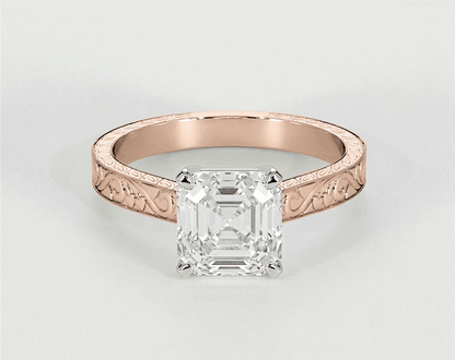 Xenia - Asscher - Engagement Rings - Ramzi & Co.®