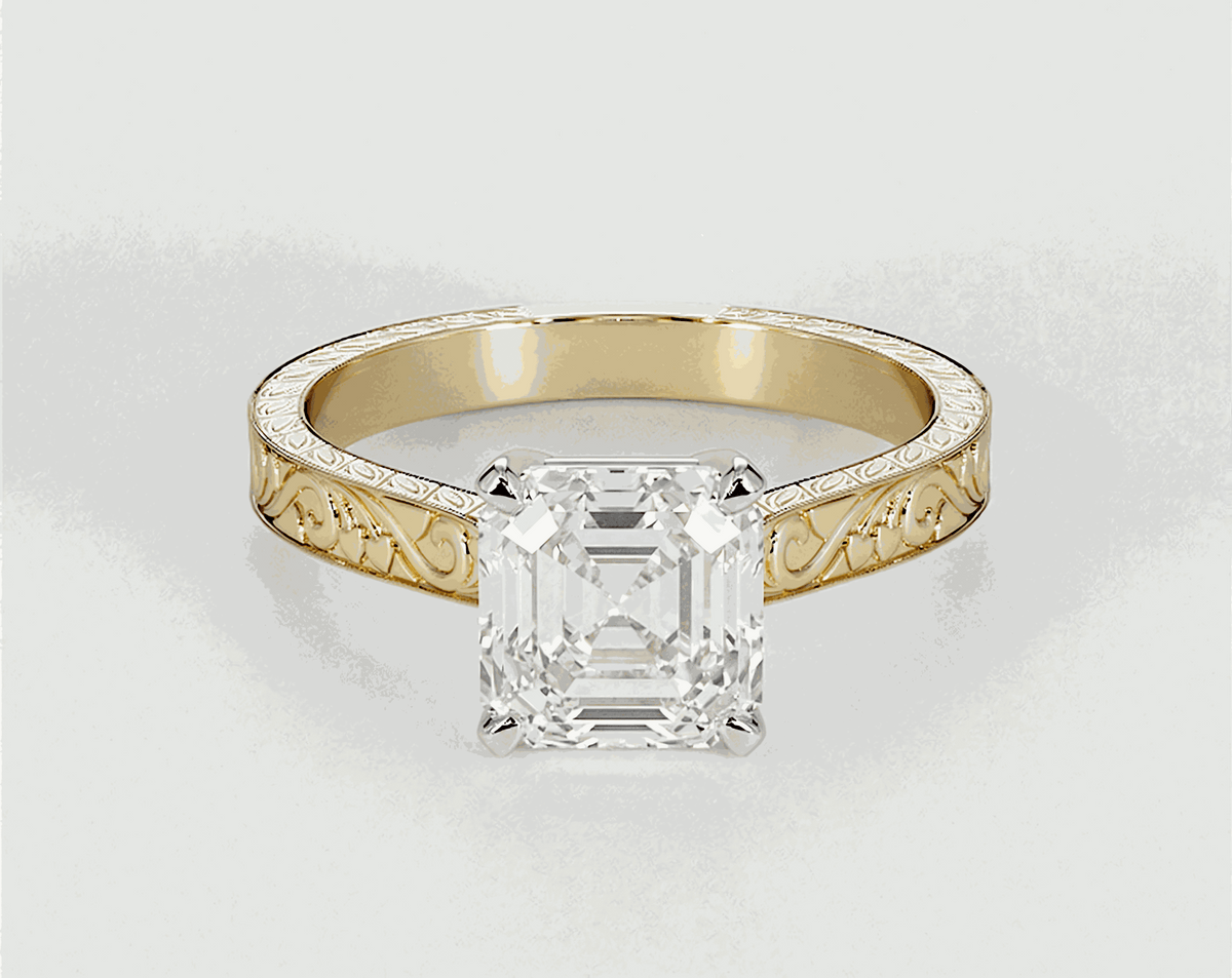 Xenia - Asscher - Engagement Rings - Ramzi & Co.®
