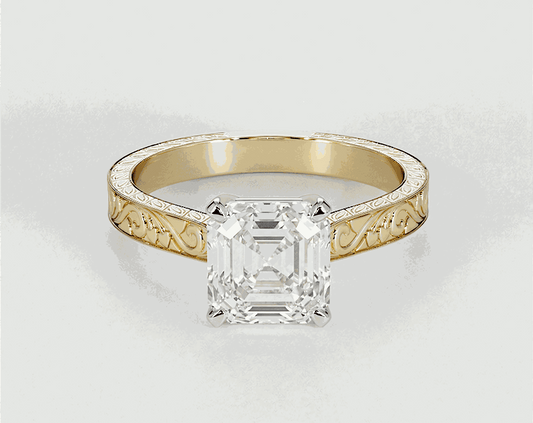 Xenia - Asscher - Engagement Rings - Ramzi & Co.®