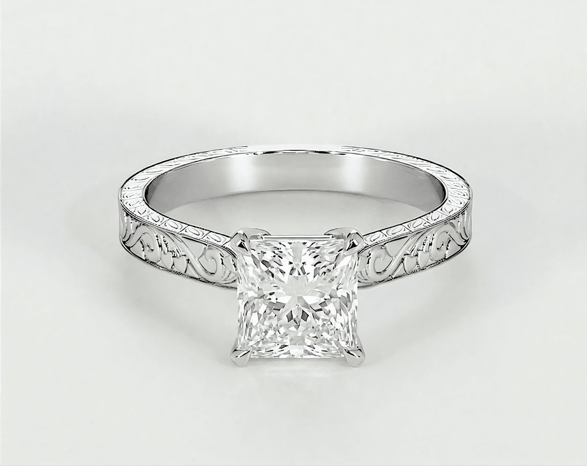Xenia - Princess - Engagement Rings - Ramzi & Co.®