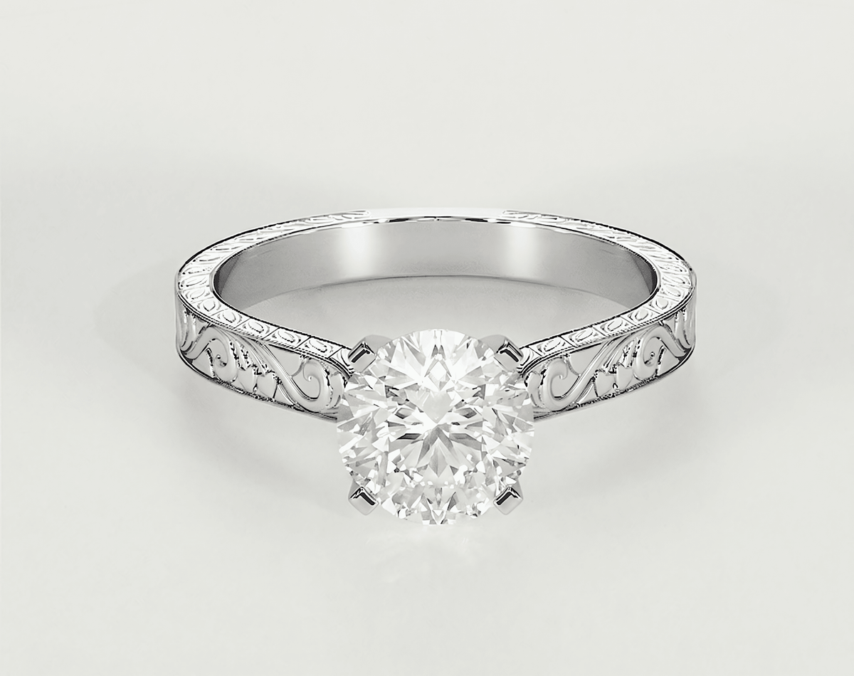 Xenia - Round - Engagement Rings - Ramzi & Co.®