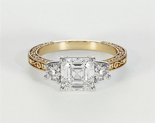 Yarra - Asscher - Engagement Rings - Ramzi & Co.®