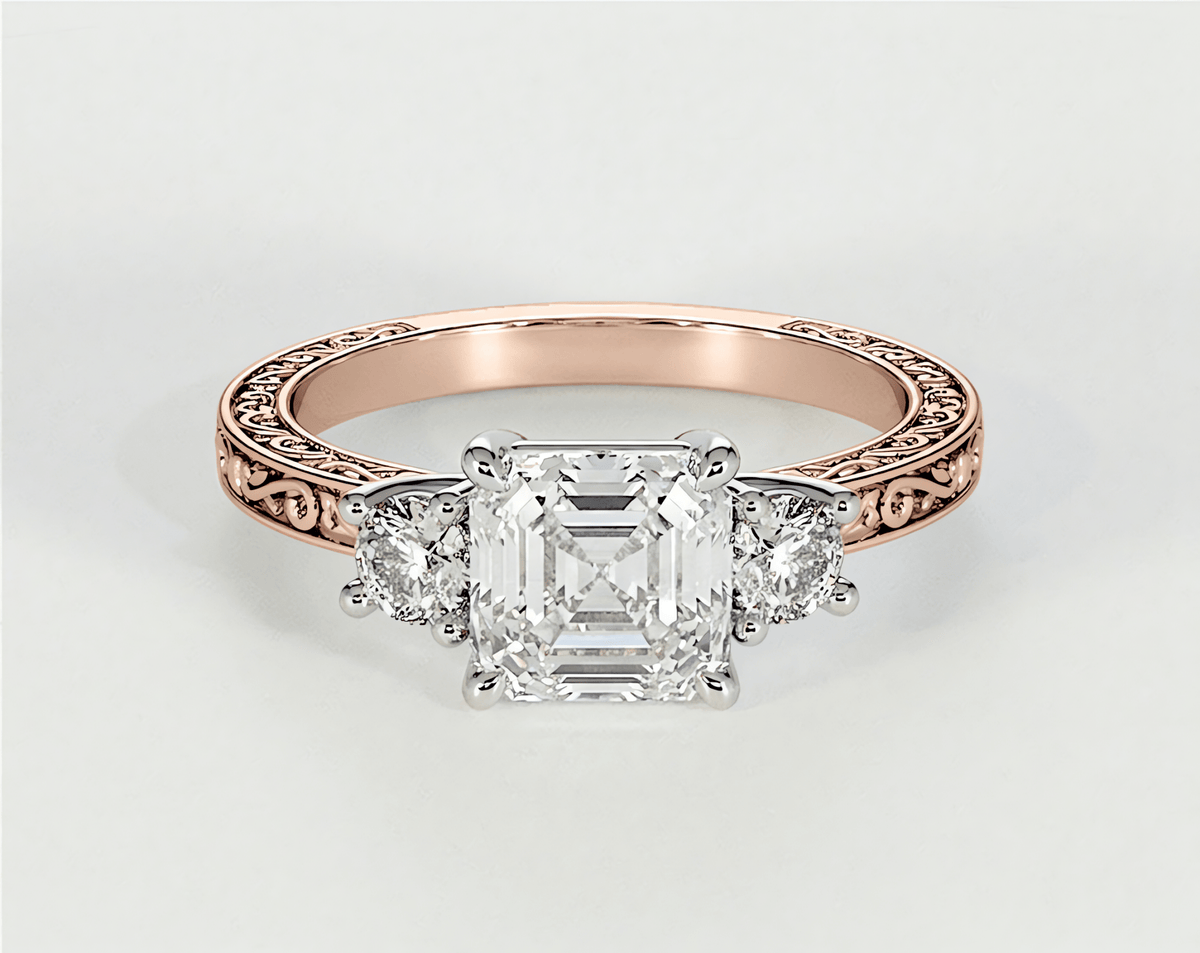 Yarra - Asscher - Engagement Rings - Ramzi & Co.®