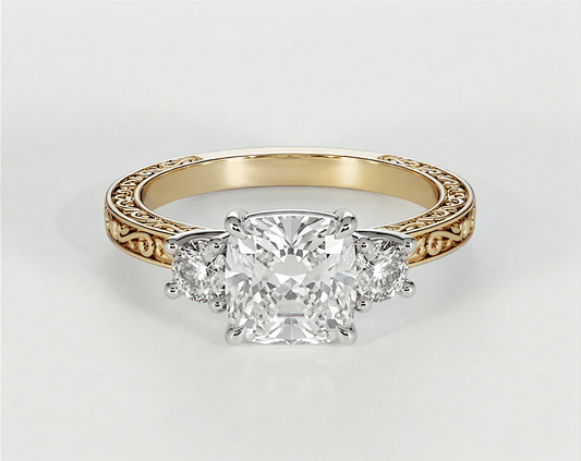 Yarra - Cushion - Engagement Rings - Ramzi & Co.®